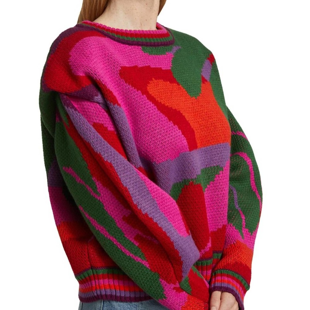 FARM Rio Multicolor Crew Neck Sweater - Picture 7 of 10